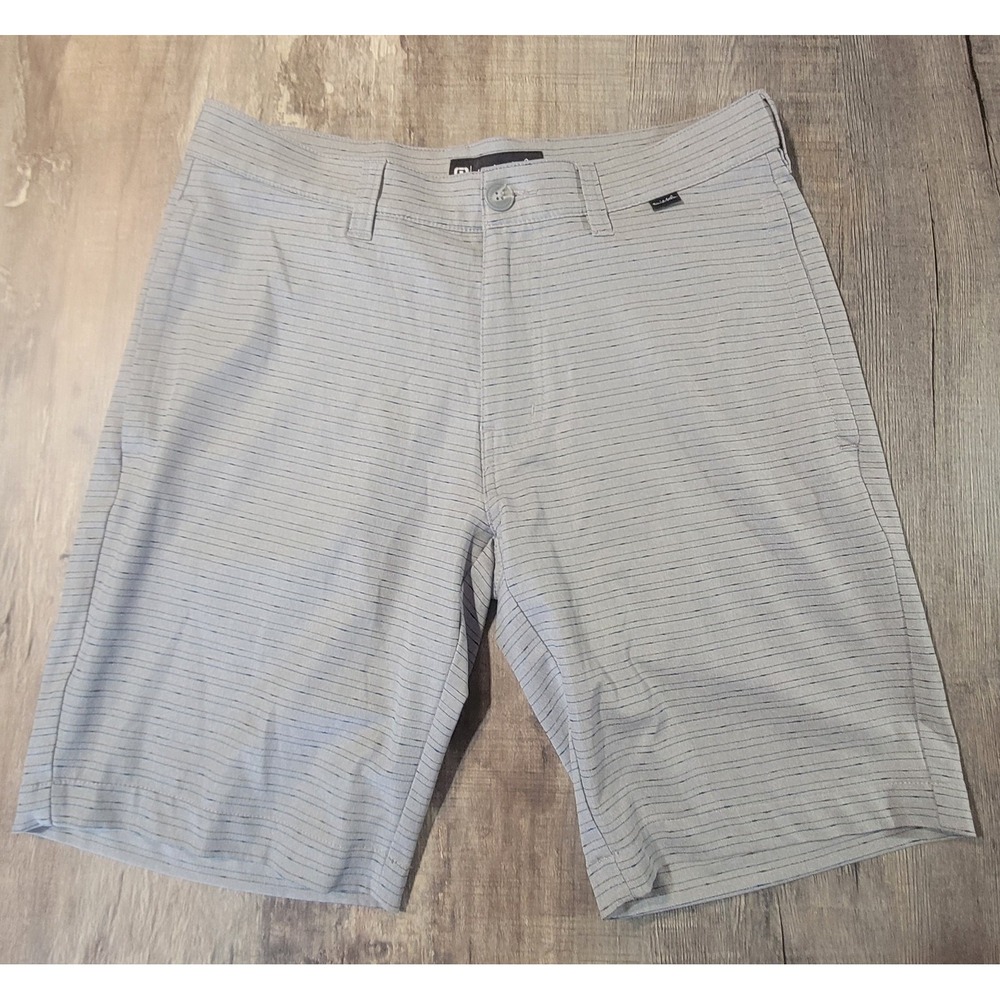 Travis Mathew Beck Shorts Mens 30 Performance Golf Stretch Fit Gray Chino Active
